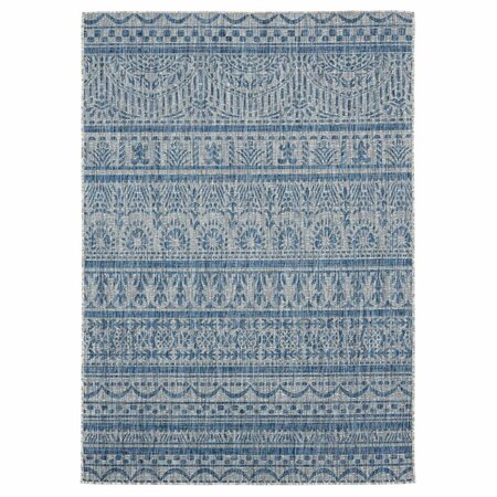 UNITED WEAVERS OF AMERICA 5 ft. 3 in. x 7 ft. 6 in. Augusta Diani Blue Rectangle Area Rug 3900 10160 69